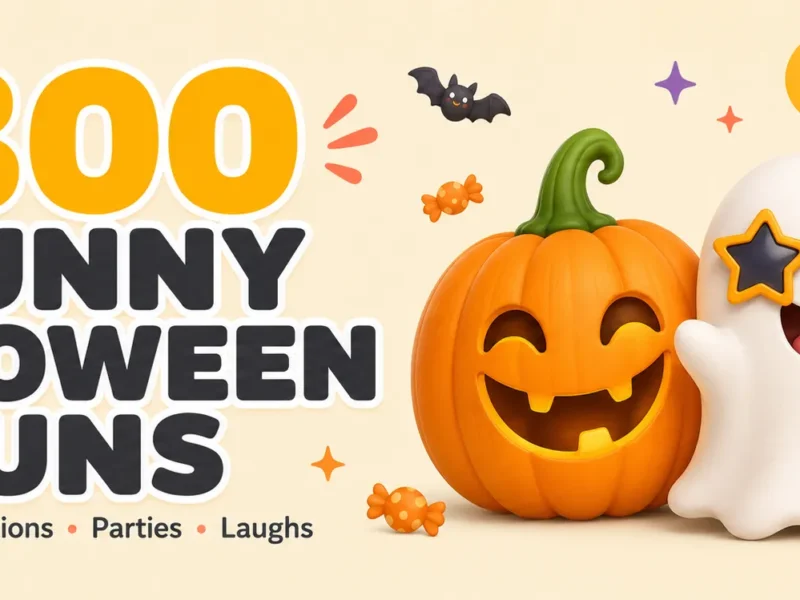 300 Halloween Puns for Funny Spooky Captions, Parties, and Laughs