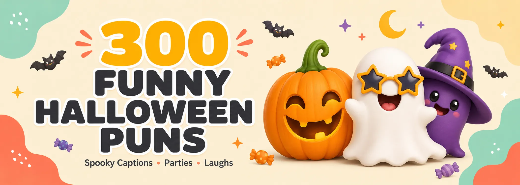 300 Halloween Puns for Funny Spooky Captions, Parties, and Laughs