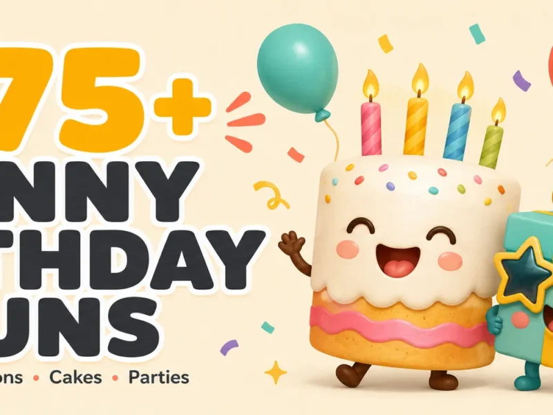 Birthday Puns: 375+ Funny Ideas for Cards, Captions, Cakes, and Parties
