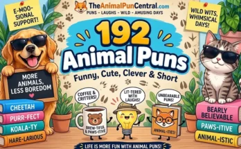 192 Animal Puns: Funny, Cute, Clever & Short