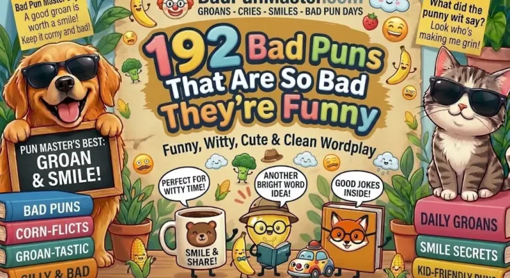 192 Bad Puns That Are So Bad They’re Funny