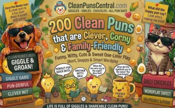 200 Clean Puns That Are Clever, Corny & Family-Friendly