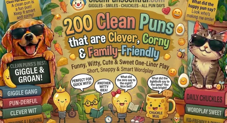 200 Clean Puns That Are Clever, Corny & Family-Friendly