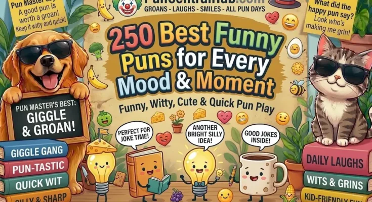 250 Best Funny Puns for Every Mood & Moment