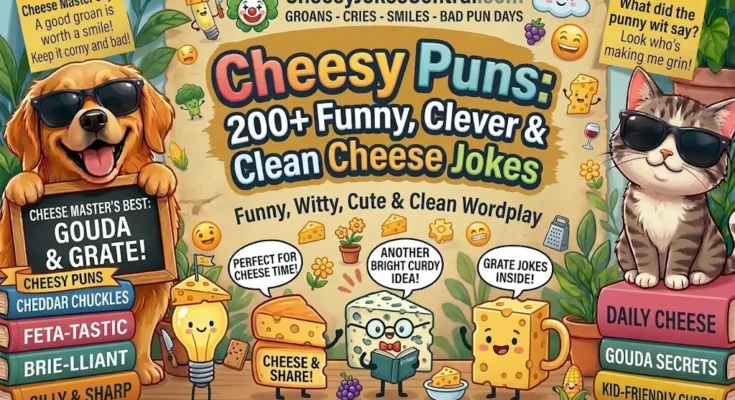 Cheesy Puns: 200+ Funny, Clever & Clean Cheese Jokes