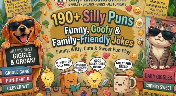 Silly Puns: 190+ Funny, Goofy & Family-Friendly Jokes