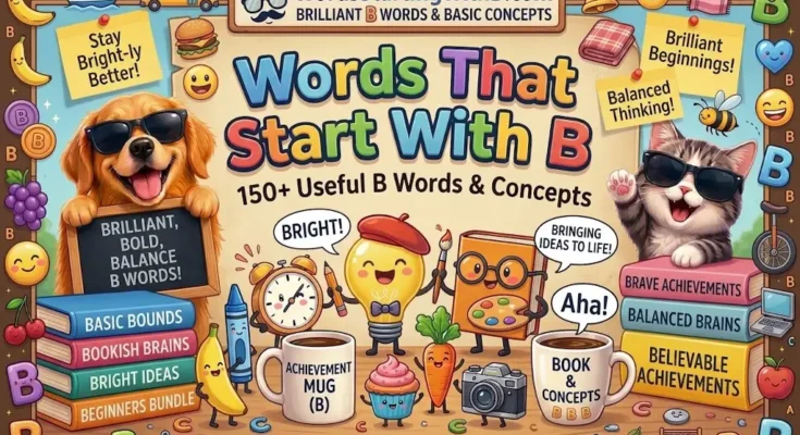 Words That Start With B: 150+ Useful B Words