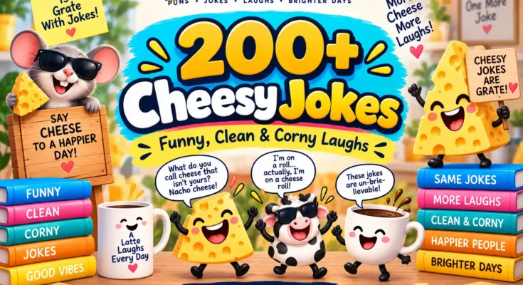 200+ Cheesy Jokes: Funny, Clean & Corny Laughs