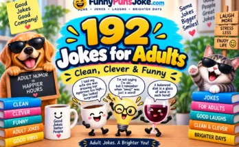 192 Jokes for Adults: Clean, Clever & Funny