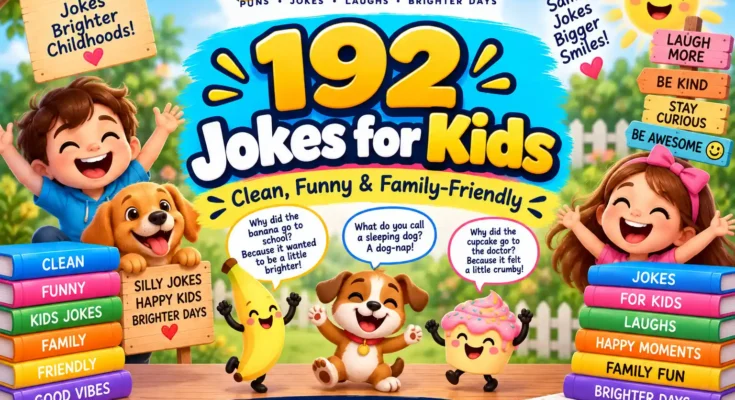 192 Jokes for Kids: Clean, Funny & Family-Friendly