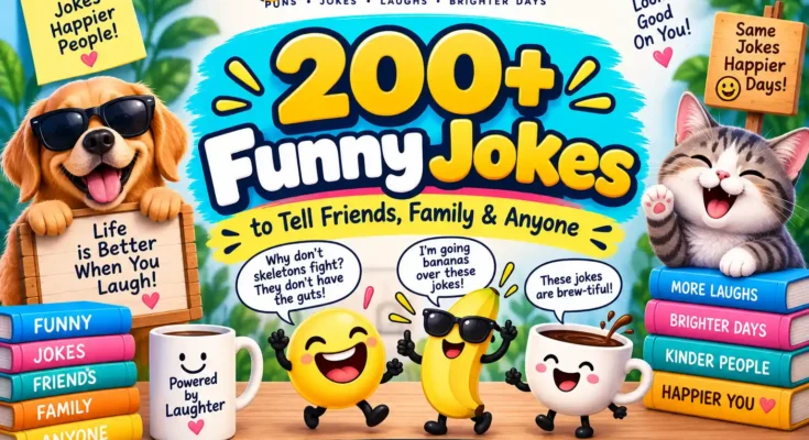 200+ Funny Jokes to Tell Friends, Family & Anyone