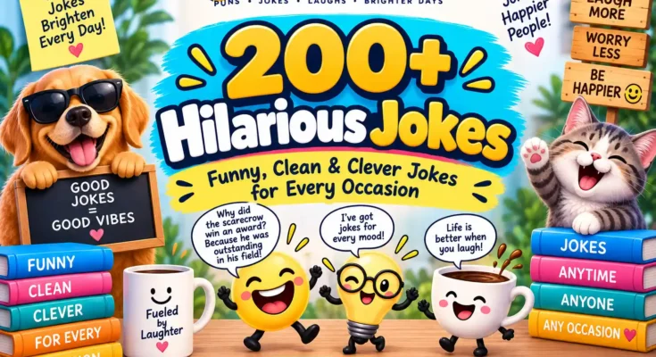 200+ Hilarious Jokes: Funny, Clean & Clever Jokes for Every Occasion